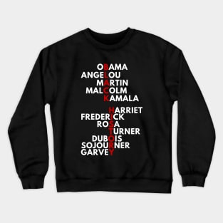 Black History Month 2021 Dream Like Leaders Crewneck Sweatshirt